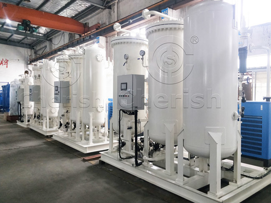 Usine oxygène-gaz verticale de PSA, mode PO-48-93-6-A de machine de générateur de l'oxygène pur