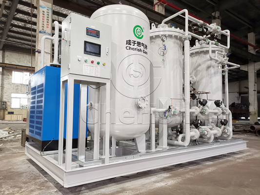 générateur industriel de l'oxygène de la pression 0.3-0.4Mpa pour la structure compacte d'aquiculture