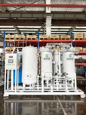 équipement de purification d'azote en acier brillant personnalisé