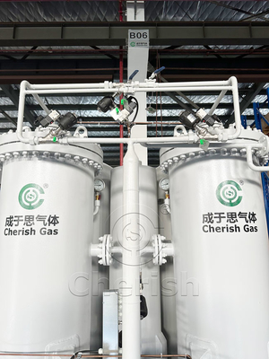 Système de purification de l'azote par adsorption à bascule de pression Système d'automatisation de commande intelligente