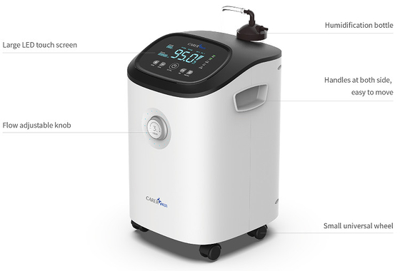 Concentrateur médical réglable de l'oxygène de pureté de 93%